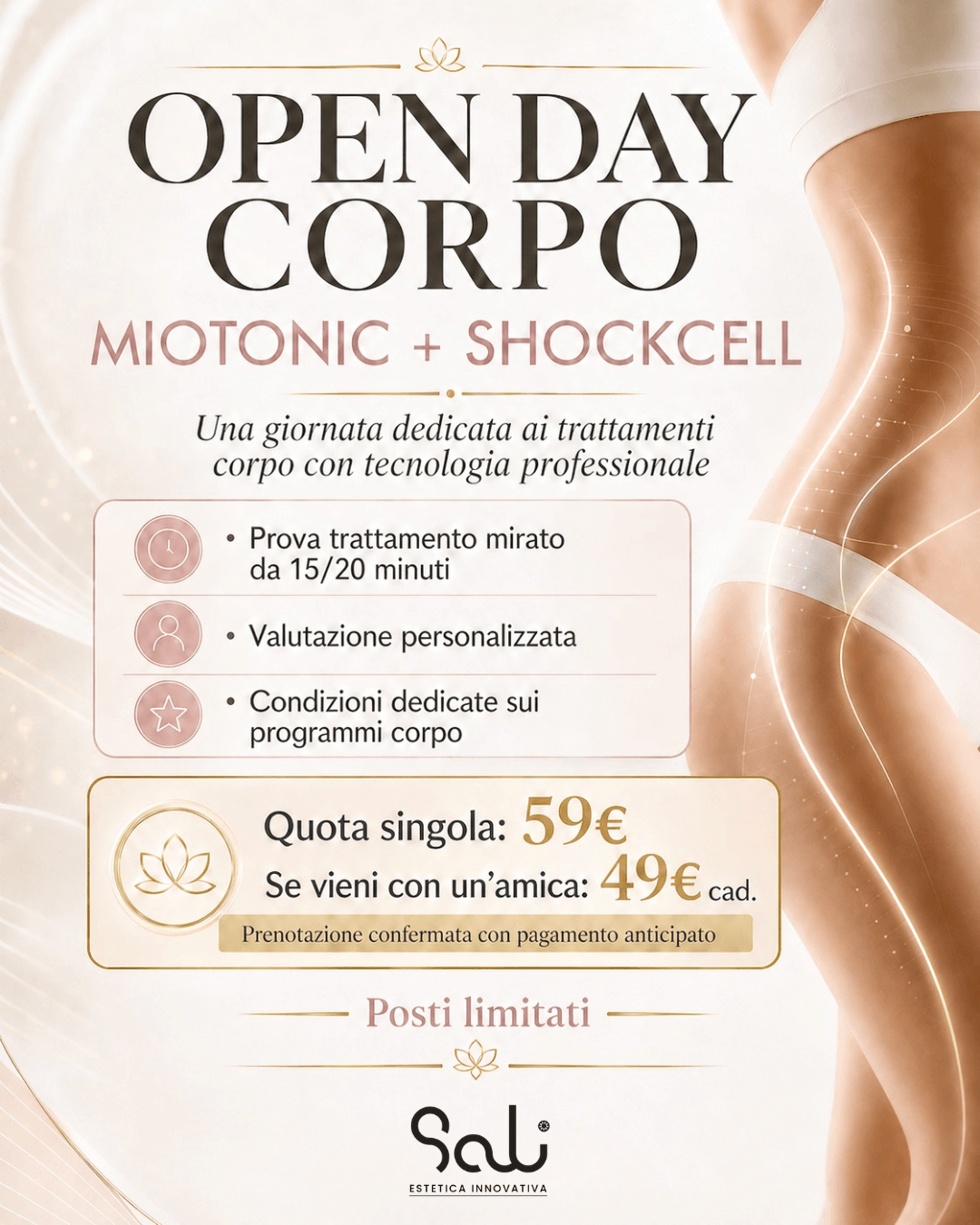 Open Day 21 Maggio 2026 Sali Estetica Foligno